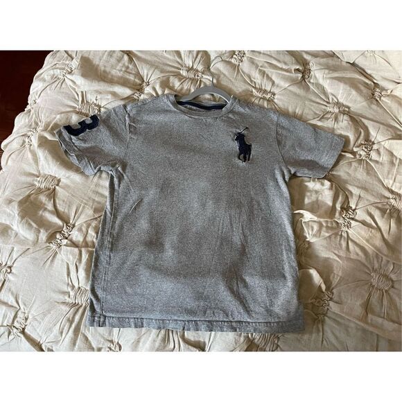 Polo by Ralph Lauren Big Pony t-shirt, gray, size small (8), cotton - Picture 9 of 16